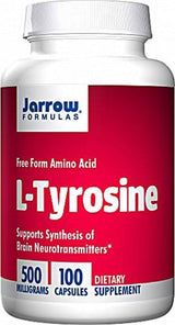 L-Tyrosine 500mg, 100 capsules - Jarrow Formulas - welzo