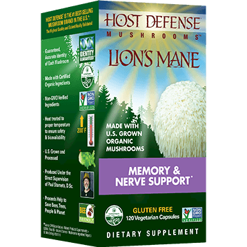 Lion's Mane Capsules 120 vegcaps - Host Defense - welzo