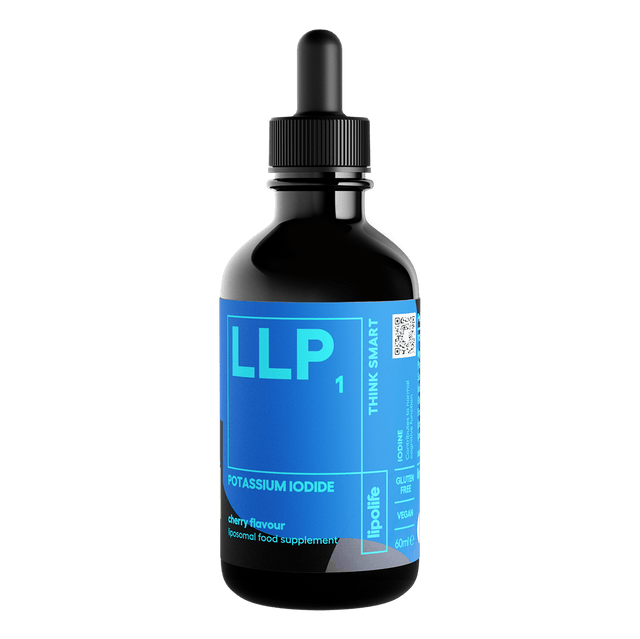 LLP1 Liposomal Potassium Iodide (cherry) 60ml - Lipolife - welzo