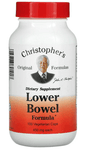 Lower Bowel Formula, 450 mg, 100 Vegetarian Caps - Christopher's Original Formulas - welzo