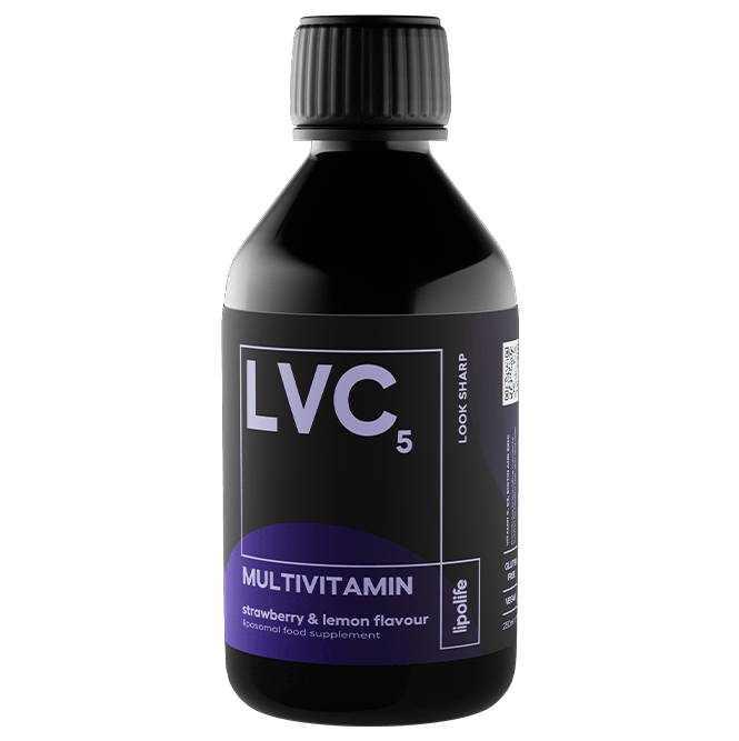 LVC5 - Liposomal Multivitamin - Strawberry & Lemon, 250 ml - lipolife - welzo