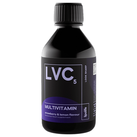 LVC5 - Liposomal Multivitamin - Strawberry & Lemon, 250 ml - lipolife - welzo