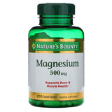 Magnesium, 500 mg, 200 Tablets - Nature's Bounty - welzo