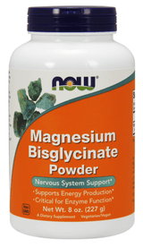 Magnesium Bisglycinate Powder, 8 oz (227 g) - Now Foods - welzo