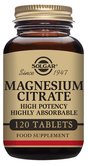 Magnesium Citrate - 120 Tablets - Solgar - welzo