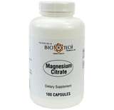 Magnesium Citrate (180 caps) - BioTech - welzo