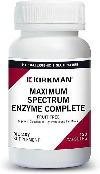 Maximum Spectrum Enzym-Complete/DPP-IVâ„¢ Fruit Free w/IsogestÂ® - 120 capsules - Kirkman - welzo