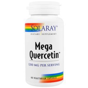 Mega Quercetin, 1200 mg, 60 Veggie Caps - Solaray - welzo