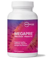 MegaPre Precision Prebiotic (180 capsules) - Microbiome Labs - welzo