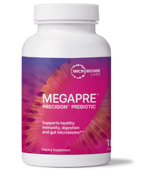 MegaPre Precision Prebiotic (180 capsules) - Microbiome Labs - welzo