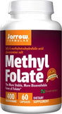 Methyl Folate 400mcg, 60 Capsules - Jarrow Formulas - welzo