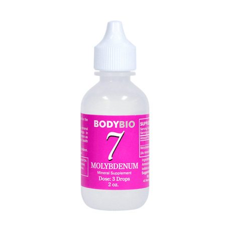 Molybdenum #7 Liquid Mineral - 2oz - Bodybio - welzo