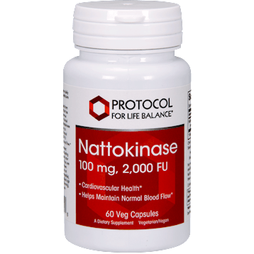 Nattokinase 100mg 60 vegcaps - Protocol For Life Balance - welzo