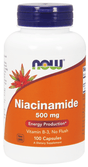 Niacinamide, 500 mg, 100 Capsules - Now Foods - welzo