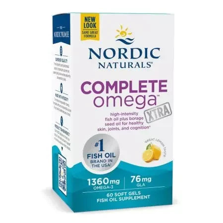 Nordic Naturals Complete Omega 3,6,9 Xtra 60 Softgels (Lemon)