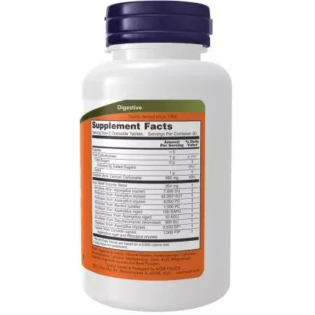Now Foods Acid Relief with Enzymes 60 Chewables