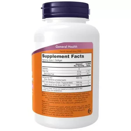 Now Foods Berberine Glucose Support 90 Softgels