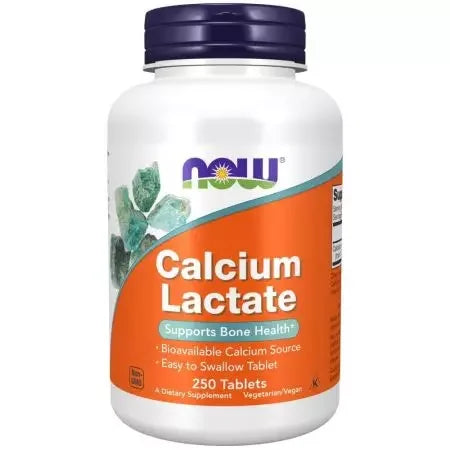 Now Foods Calcium Lactate 250 Tablets