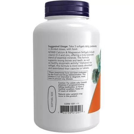 Now Foods Calcium & Magnesium Softgels