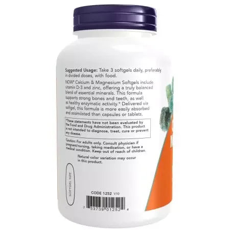 Now Foods Calcium & Magnesium Softgels