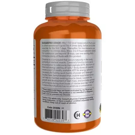 Now Foods Creatine Monohydrate Powder
