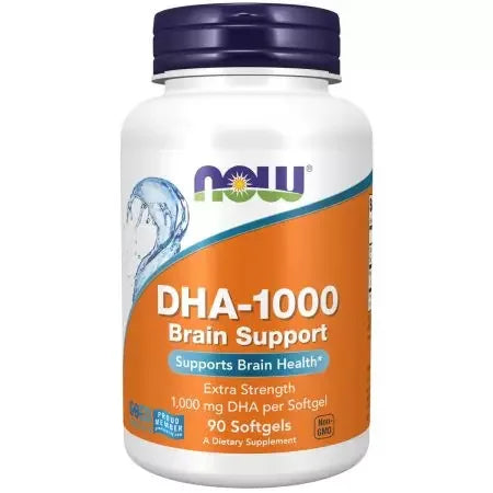 Now Foods DHA1000 Fish Oil 90 Softgels