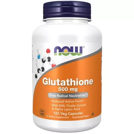Now Foods Glutathione 500 mg Veg Capsules