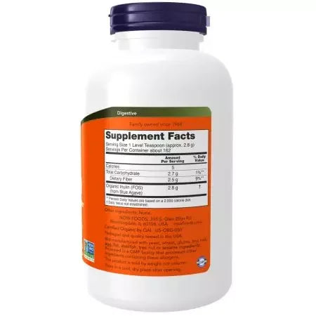 Now Foods Inulin Prebiotic Pure Powder 1lb