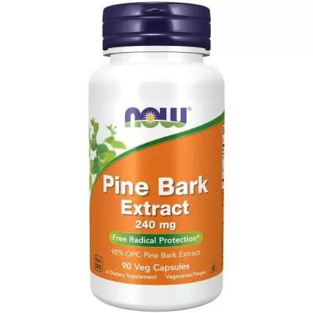 Now Foods Pine Bark Extract 240 mg 90 Veg Capsules