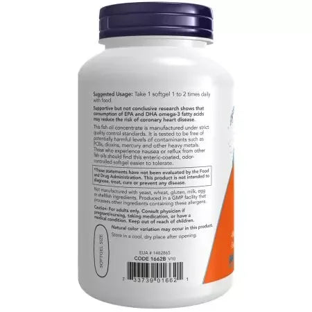 Now Foods Ultra Omega3 Fish Oil Softgels
