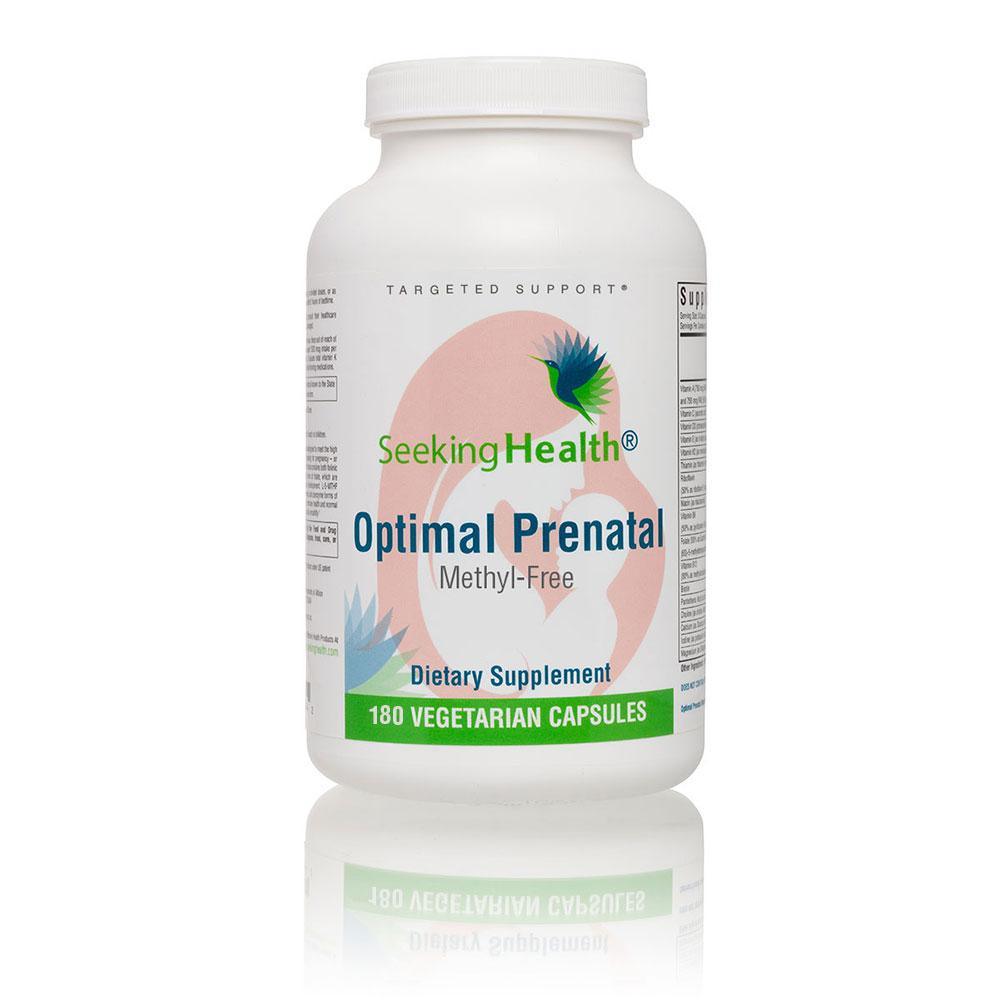 Optimal Prenatal Methyl-Free - 180 Capsules - Seeking Health - welzo