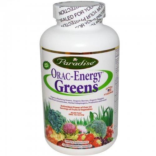 ORAC-Energy Greens, 120 Veggie Caps - Paradise Herbs - welzo