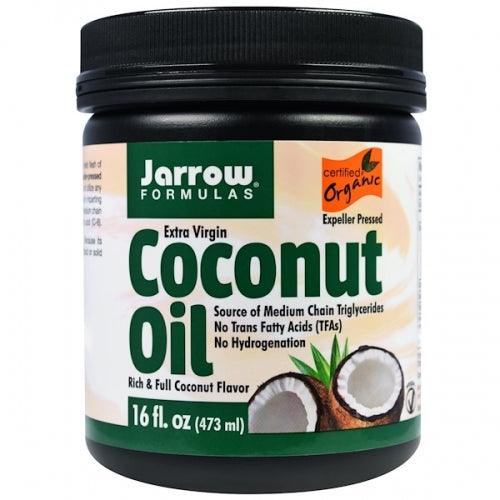 Organic Extra Virgin Coconut Oil, Expeller Pressed, 473g - Jarrow Formulas - welzo