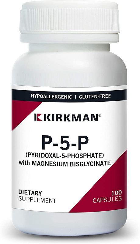 P-5-P with Magnesium Bisglycinate (Hypoallergenic), 100 Capsules - Kirkman Laboratories - welzo