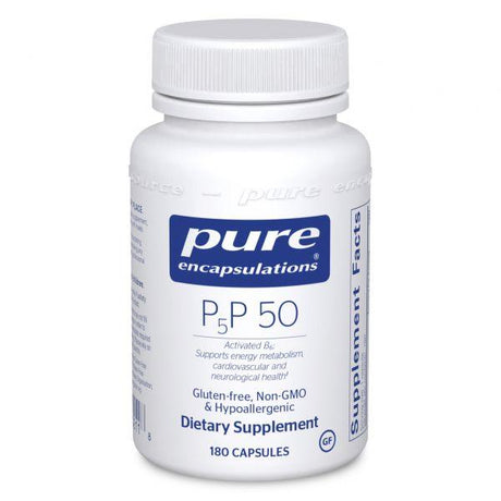 P5P 50 (activated Vitamin B6) - 60 Capsules - Pure Encapsulations - welzo