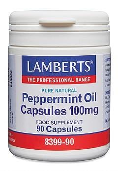 Peppermint Oil Capsules 100mg- 90 Capsules- Lamberts - welzo