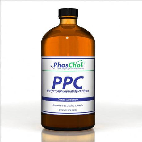 PhosChol Liquid Concentrate (PC (Phosphatidyl Choline / Phosphatidylcholine) 3000mg - 8oz - Nutrasal - welzo