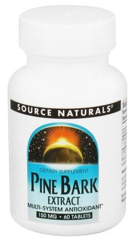 Pine Bark Extract, 60 Tablets - Source Naturals - welzo