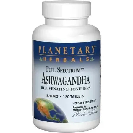 Planetary Herbals Full Spectrum Ashwagandha 570mg Tablets