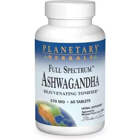 Planetary Herbals Full Spectrum Ashwagandha 570mg Tablets