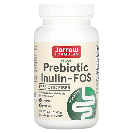 Prebiotic Inulin FOS Powder, 180g - Jarrow Formulas - welzo