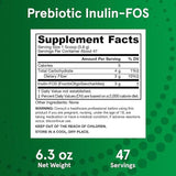 Prebiotic Inulin FOS Powder, 180g - Jarrow Formulas - welzo