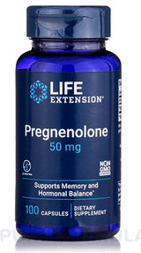 Pregnenolone, 50 mg, 100 Capsules - Life Extension - welzo