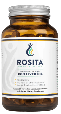 Premium Extra Virgin Cod Liver Oil 90 Softgels - Rosita - welzo