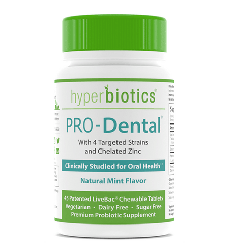 Pro-Dental Probiotics (Natural Mint Flavour) 45 Chewable Tablets â€“ Hyperbiotics - welzo