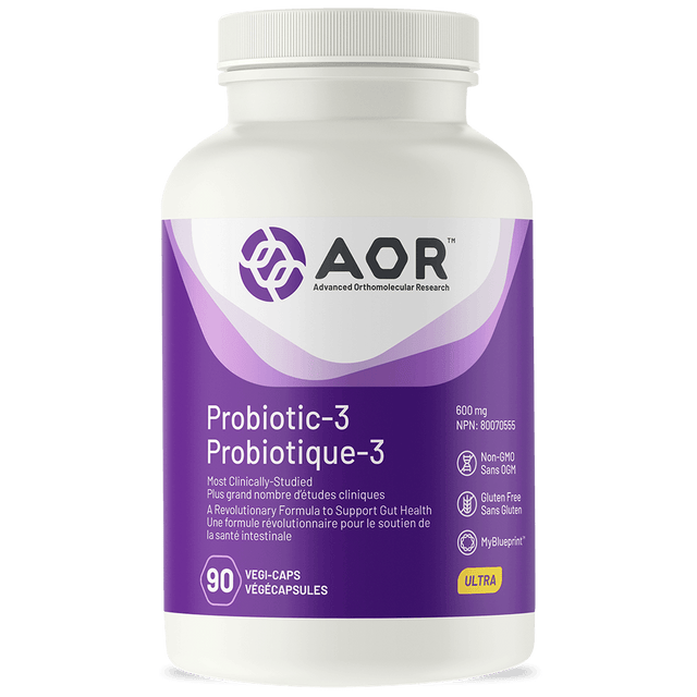 Probiotic-3 - 90 capsules - AOR - welzo