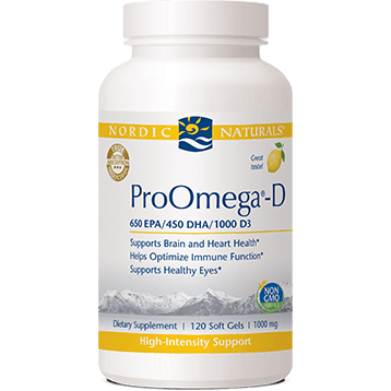 ProOmega-DÂ® Lemon 1000mg 120 gels - Nordic Naturals - welzo