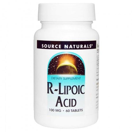 R-Lipoic Acid, 100 mg, 60 Tablets -Source Naturals - welzo