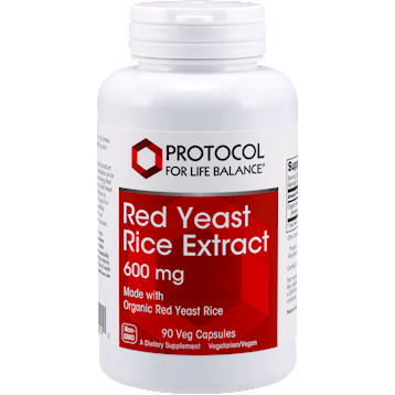 Red Yeast Rice Extract 90 vegcaps - Protocol For Life Balance - welzo