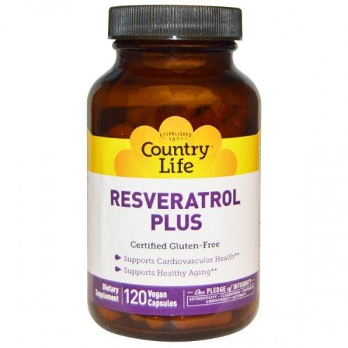 Resveratrol PLUS - 120 caps - Country Life - welzo